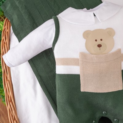  Saída de Maternidade Theodoro Liso - Verde Militar